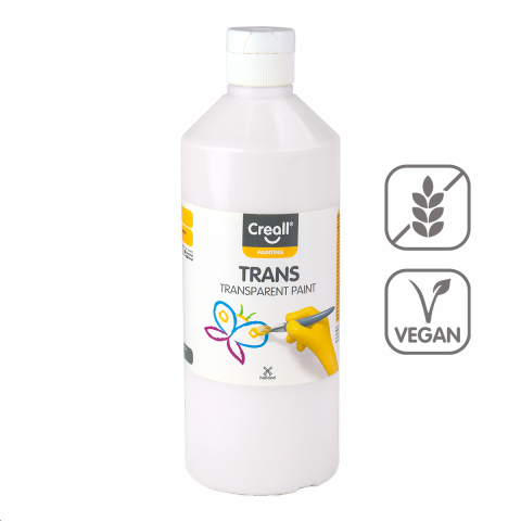 Barvy efektní transparent CREALL 500ml bílá